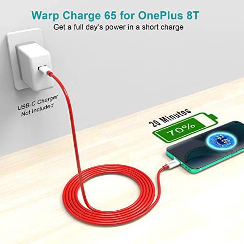 OnePlus Official Warp Charge 65W Power Adapter with Type-C Cable