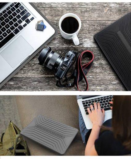 WiWU Voyage Laptop Sleeve Bumper Anti-drop Macbook Case Soft Fur Lining Well Protection Laptop Bag