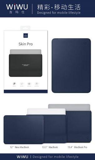 WIWU Skin Pro II PU Leather Sleeve for MacBook