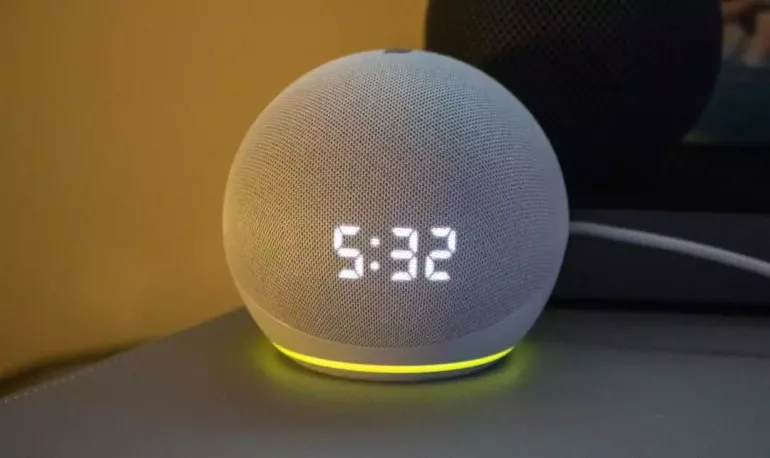 Amazon Echo Dot (4th Gen) – Alexa Smart Speaker with Clock
