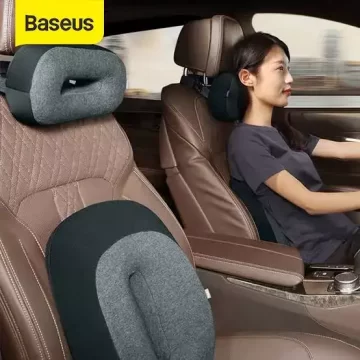 Baseus Floating Car Waist Pillow Lumbar Support Foam Seat Cover (Headrest + Waist Pillow)
