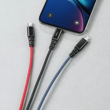 MCDODO 3in1 Superfast 5A Braided Charging Cable