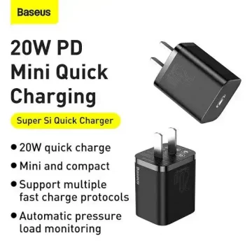 Baseus 20W PD Super Si Quick Charging Adapter